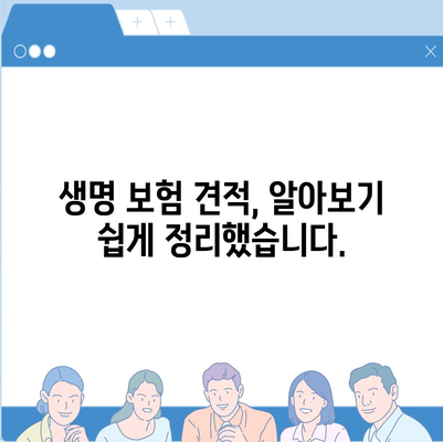 생명 보험 견적