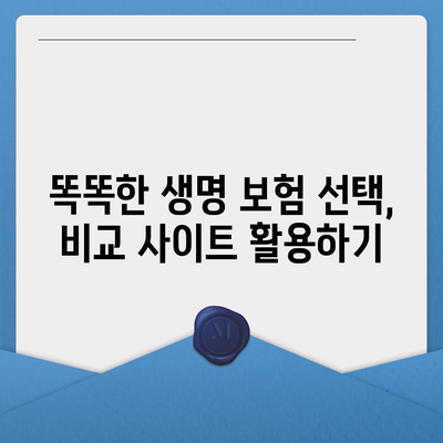 생명 보험 비교