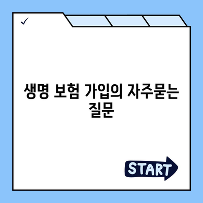 생명 보험 가입