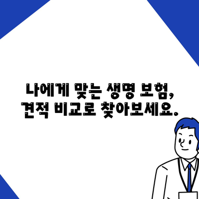 생명 보험 견적