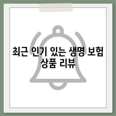 생명 보험 추천 순위