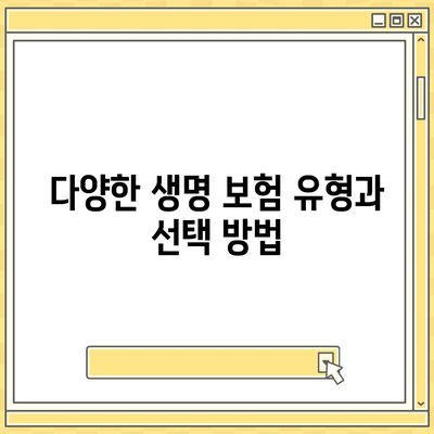 생명 보험 가입