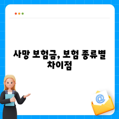 사망 보험금