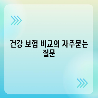 건강 보험 비교