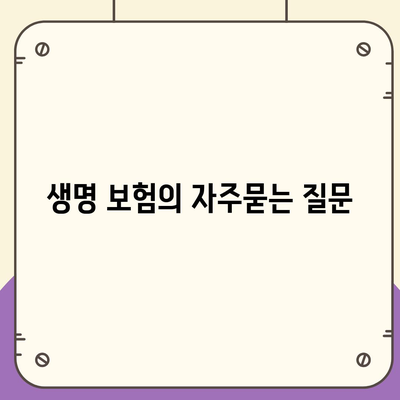 생명 보험