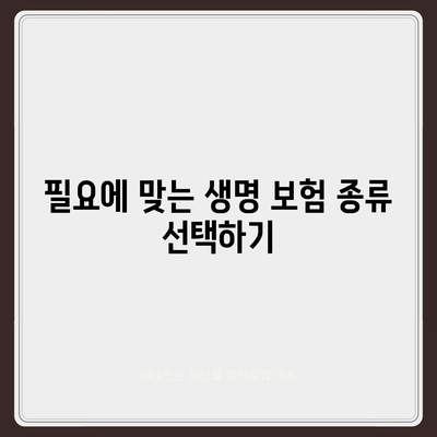 생명 보험 가입 방법