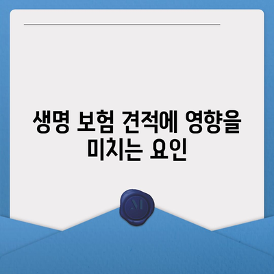 생명 보험 견적