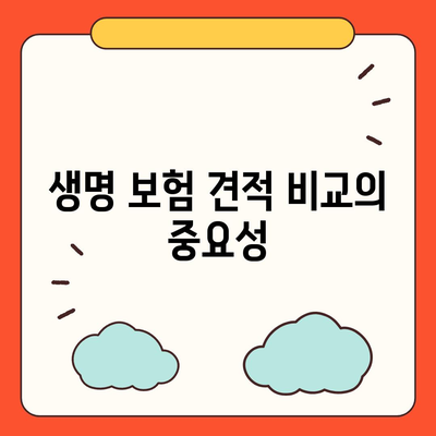 생명 보험 견적