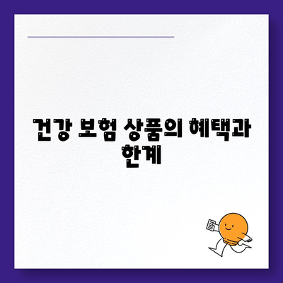 건강 보험 상품