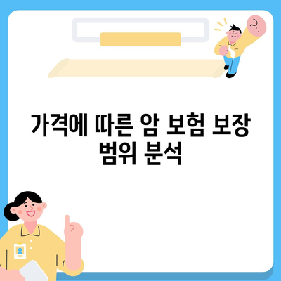 암 보험 가격