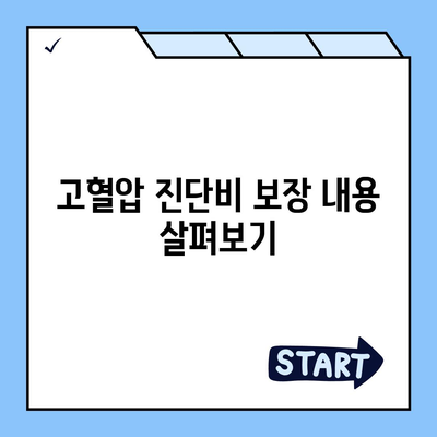 고혈압 보험 가입 고려 사항 | 고혈압 진단비도 알아보기