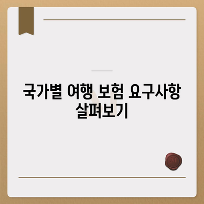 해외 여행객 필수! 여행 보험 최적화 가이드