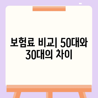 50대 이상 암보험 비교! 30대 보장 등 가입 시 고려해야 할 사항