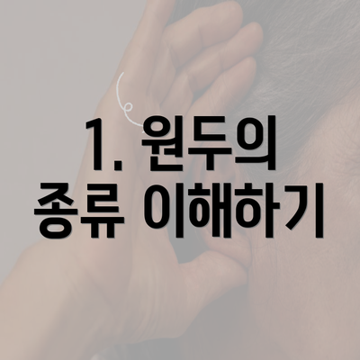 1. 원두의 종류 이해하기