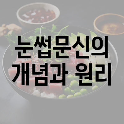 눈썹문신의 개념과 원리