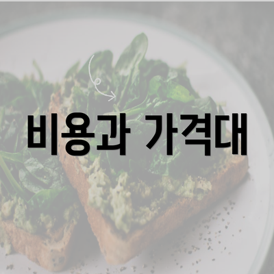 비용과 가격대