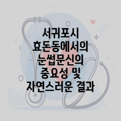 서귀포시 효돈동에서의 눈썹문신의 중요성 및 자연스러운 결과