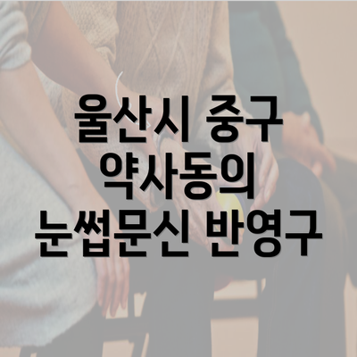 울산시 중구 약사동의 눈썹문신 반영구