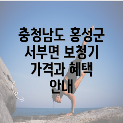 충청남도 홍성군 서부면 보청기 가격과 혜택 안내