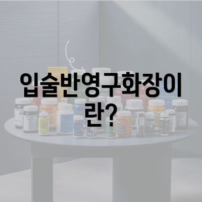 입술반영구화장이란?